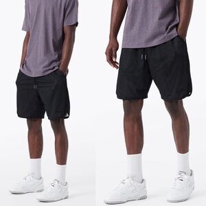 NEW‎ Zanerobe Mesh Basketball Shorts Black Mens Size 34 Relaxed Fit Zipper Short